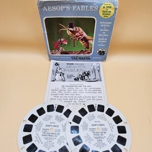 Vintage View-Master Aesop's Fables Reel Two & Three only- ViewMaster